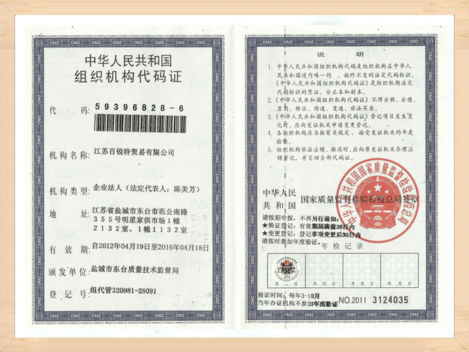 組織機(jī)構(gòu)代碼證